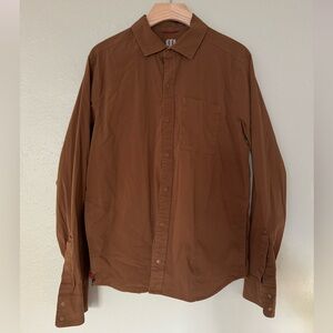 Topo Designs Men's Tan Button Down Shirt